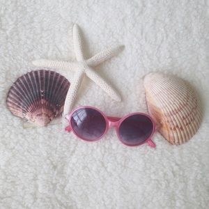 Round Pink Hippie Sunglasses